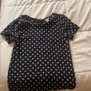 JCrew polka dotted shirt